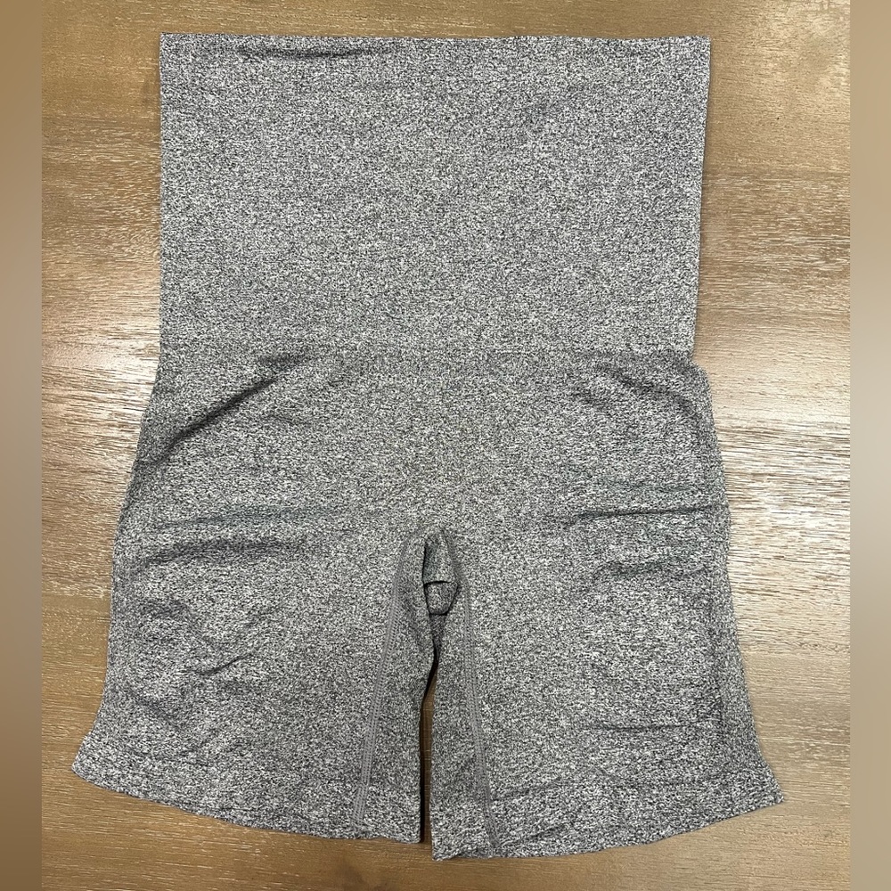 Skinnygirl Gray High-Waist Shapewear Shorts